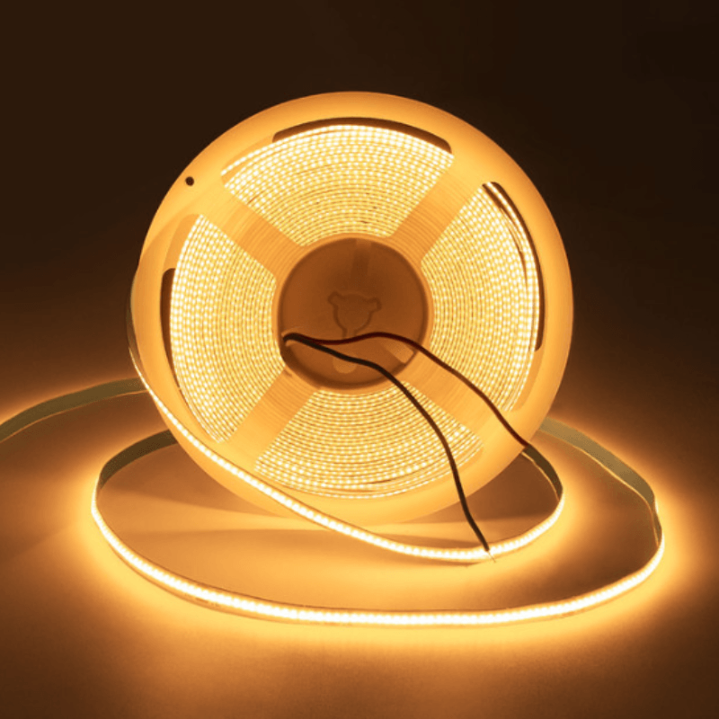 Tira LED COB 5M 24V 3000K Blanco Cálido/ 10Watts Por Metro - Wattko